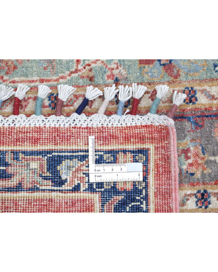 Shaal 5' 5" X 7' 9" Hand Knotted Wool Rug 5' 5" X 7' 9" (165 X 236) / Red / Wool