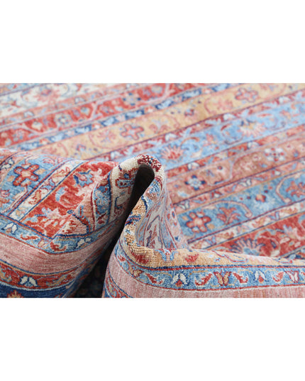 Shaal 5' 6" X 7' 11" Hand Knotted Wool Rug 5' 6" X 7' 11" (168 X 241) / Multi / Wool