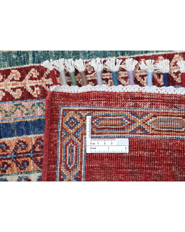 Shaal 5' 8" X 8' 0" Hand Knotted Wool Rug 5' 8" X 8' 0" (173 X 244) / Red / Wool