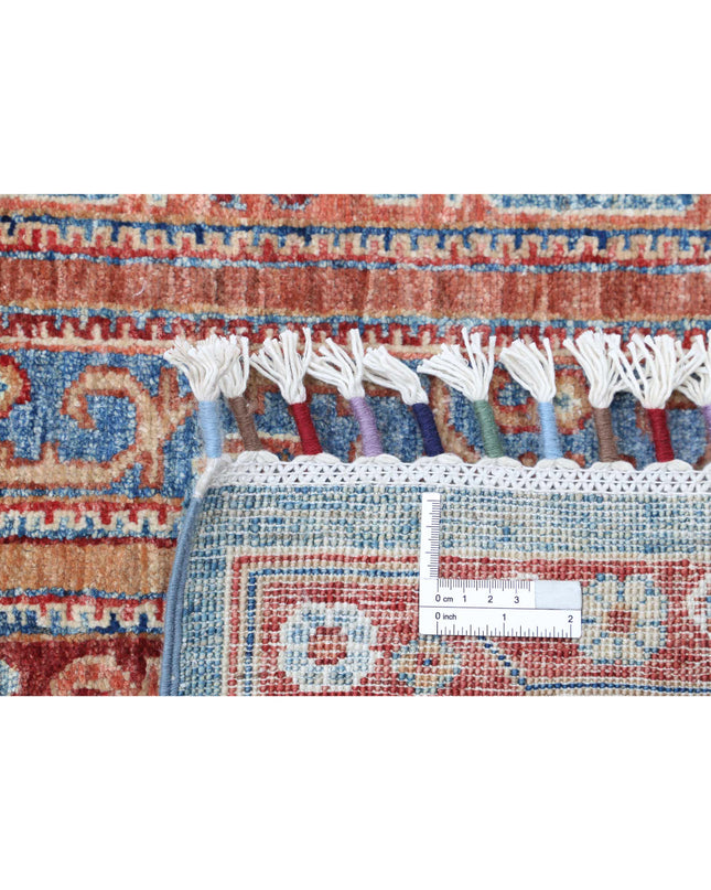 Shaal 5' 7" X 7' 9" Hand Knotted Wool Rug 5' 7" X 7' 9" (170 X 236) / Multi / Wool