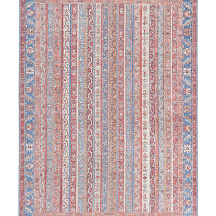 Shaal 5' 6" X 7' 9" Hand Knotted Wool Rug 5' 6" X 7' 9" (168 X 236) / Multi / Wool
