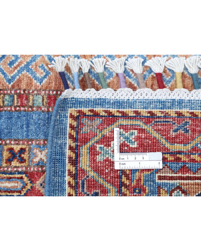 Shaal 5' 8" X 7' 11" Hand Knotted Wool Rug 5' 8" X 7' 11" (173 X 241) / Multi / Wool