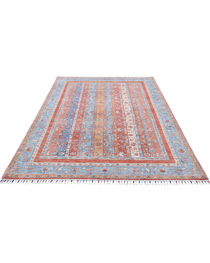 Shaal 5' 5" X 8' 4" Hand Knotted Wool Rug 5' 5" X 8' 4" (165 X 254) / Multi / Wool
