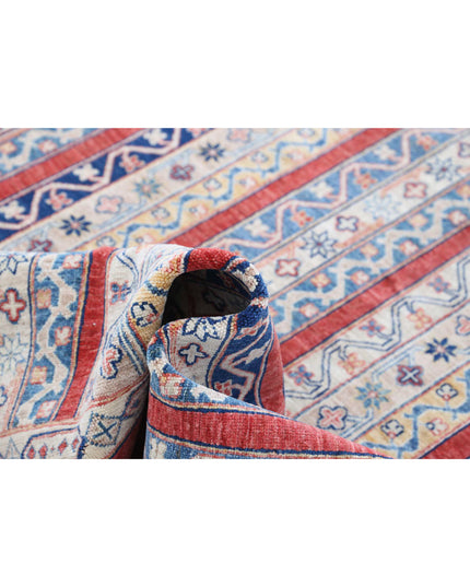 Shaal 4' 9" X 6' 7" Hand Knotted Wool Rug 4' 9" X 6' 7" (145 X 201) / Red / Wool