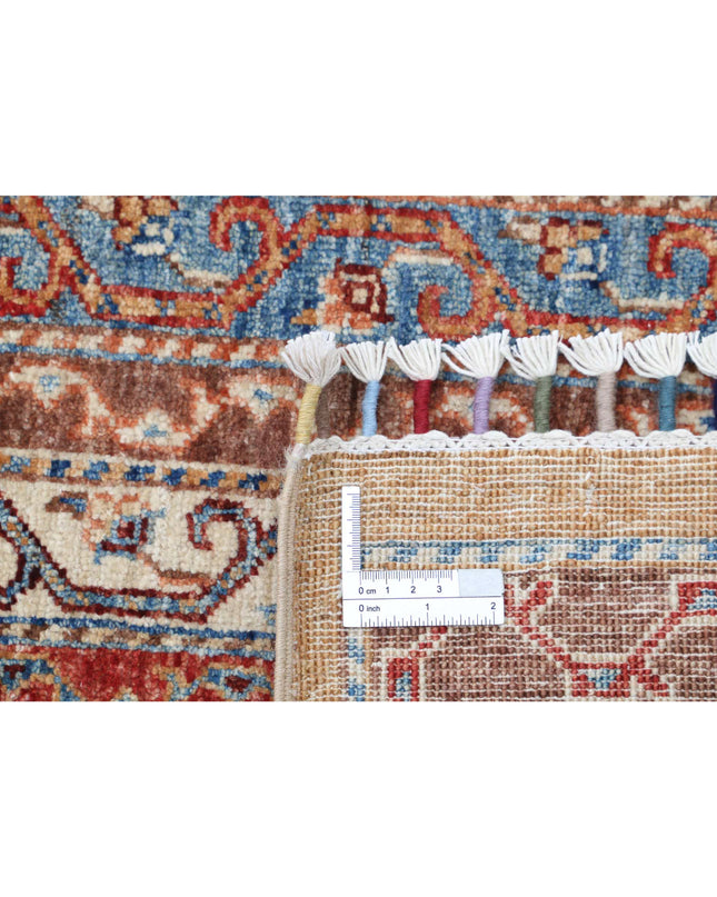 Shaal 4' 9" X 7' 2" Hand Knotted Wool Rug 4' 9" X 7' 2" (145 X 219) / Gold / Wool