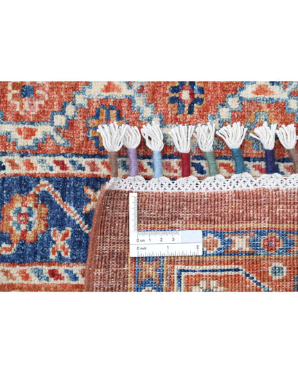 Shaal 5' 1" X 6' 8" Hand Knotted Wool Rug 5' 1" X 6' 8" (155 X 203) / Brown / Wool