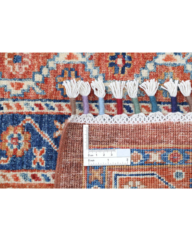 Shaal 5' 1" X 6' 8" Hand Knotted Wool Rug 5' 1" X 6' 8" (155 X 203) / Brown / Wool