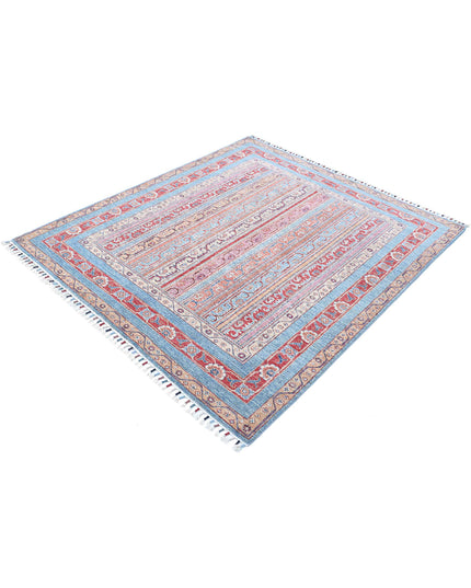 Shaal 5' 0" X 5' 9" Hand Knotted Wool Rug 5' 0" X 5' 9" (152 X 175) / Multi / Wool