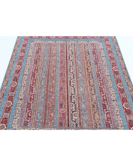 Shaal 5' 0" X 5' 9" Hand Knotted Wool Rug 5' 0" X 5' 9" (152 X 175) / Multi / Wool