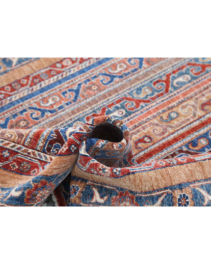 Shaal 4' 10" X 6' 9" Hand Knotted Wool Rug 4' 10" X 6' 9" (147 X 206) / Multi / Wool