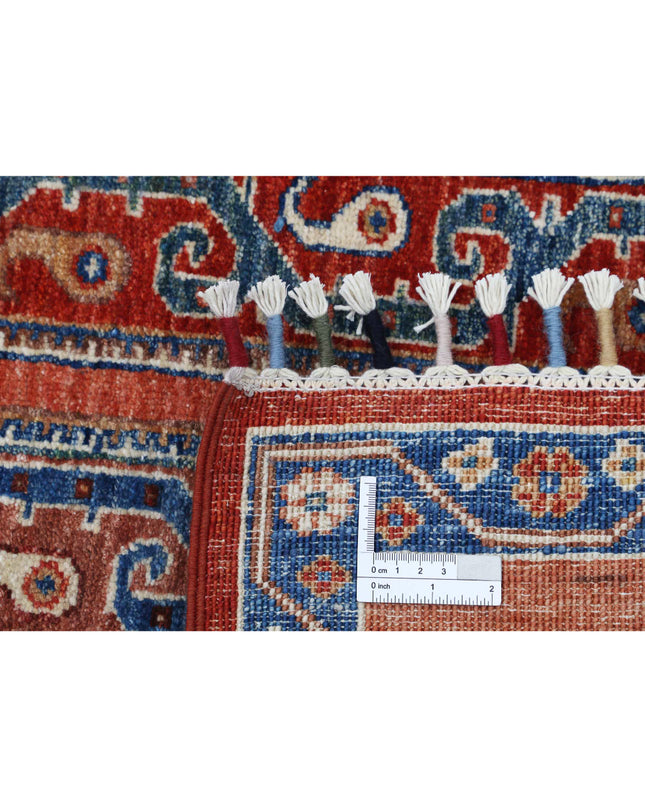 Shaal 4' 10" X 6' 9" Hand Knotted Wool Rug 4' 10" X 6' 9" (147 X 206) / Multi / Wool