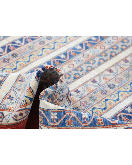 Shaal 4' 9" X 6' 6" Hand Knotted Wool Rug 4' 9" X 6' 6" (145 X 198) / Multi / Wool