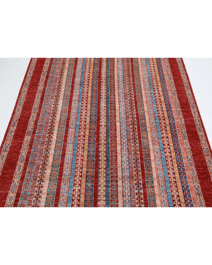 Shaal 4' 10" X 6' 3" Hand Knotted Wool Rug 4' 10" X 6' 3" (147 X 191) / Multi / Wool