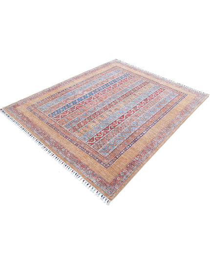 Shaal 5' 7" X 6' 9" Hand Knotted Wool Rug 5' 7" X 6' 9" (170 X 206) / Multi / Wool