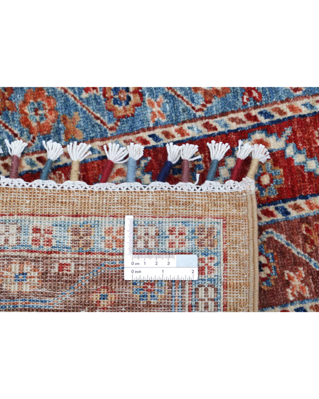 Shaal 5' 7" X 6' 9" Hand Knotted Wool Rug 5' 7" X 6' 9" (170 X 206) / Multi / Wool