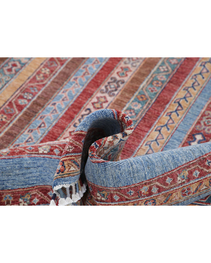 Shaal 4' 10" X 6' 5" Hand Knotted Wool Rug 4' 10" X 6' 5" (147 X 196) / Multi / Wool