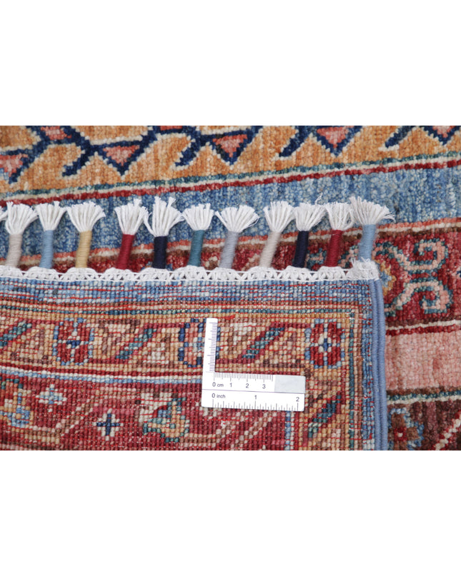 Shaal 4' 10" X 6' 5" Hand Knotted Wool Rug 4' 10" X 6' 5" (147 X 196) / Multi / Wool