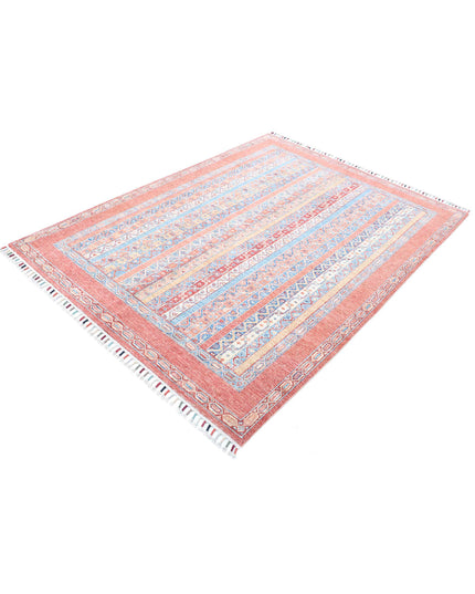 Shaal 5' 0" X 6' 8" Hand Knotted Wool Rug 5' 0" X 6' 8" (152 X 203) / Multi / Wool