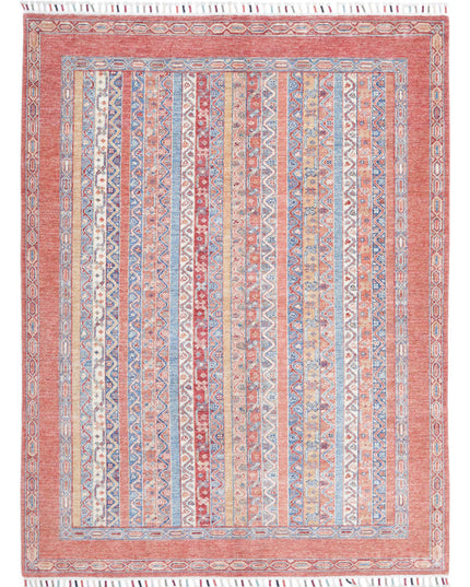 Shaal 5' 0" X 6' 8" Hand Knotted Wool Rug 5' 0" X 6' 8" (152 X 203) / Multi / Wool