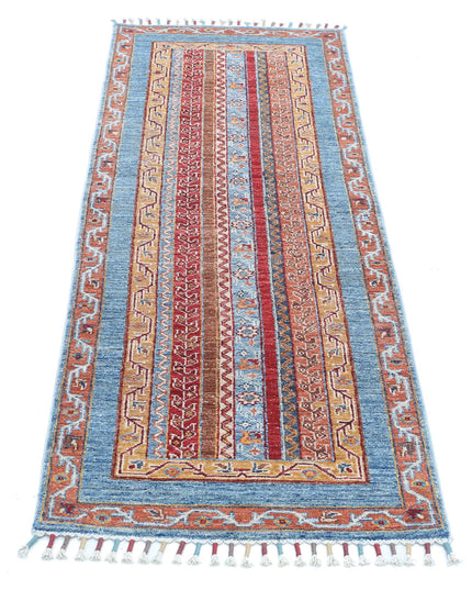 Shaal 2' 0" X 5' 9" Hand Knotted Wool Rug 2' 0" X 5' 9" (61 X 175) / Multi / Wool