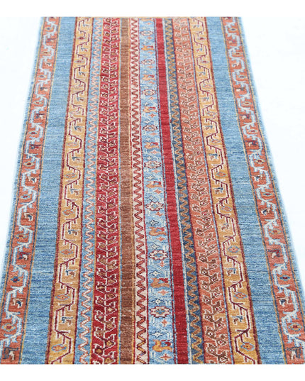Shaal 2' 0" X 5' 9" Hand Knotted Wool Rug 2' 0" X 5' 9" (61 X 175) / Multi / Wool