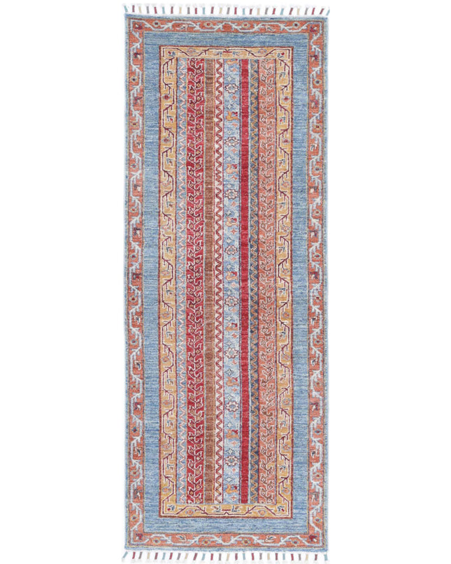 Shaal 2' 0" X 5' 9" Hand Knotted Wool Rug 2' 0" X 5' 9" (61 X 175) / Multi / Wool