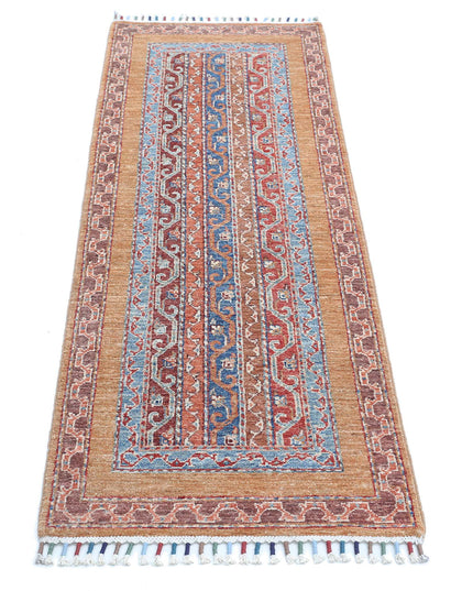 Shaal 1' 11" X 5' 10" Hand Knotted Wool Rug 1' 11" X 5' 10" (59 X 178) / Multi / Wool
