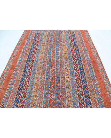 Shaal 6' 7" X 9' 4" Hand Knotted Wool Rug 6' 7" X 9' 4" (201 X 284) / Multi / Wool