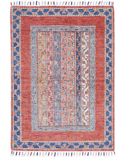 Shaal 2' 8" X 3' 11" Hand Knotted Wool Rug 2' 8" X 3' 11" (81 X 119) / Multi / Wool