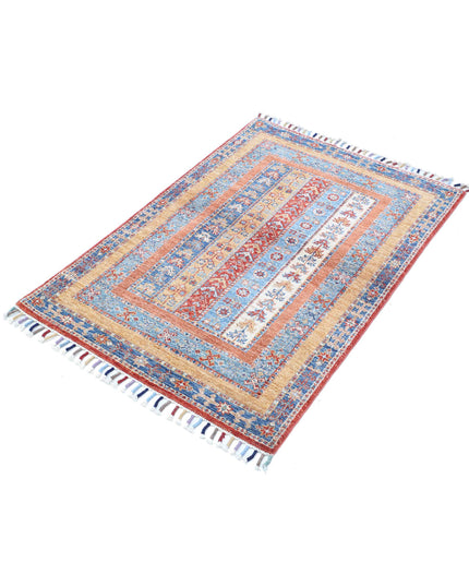 Shaal 2' 10" X 4' 2" Hand Knotted Wool Rug 2' 10" X 4' 2" (86 X 127) / Multi / Wool