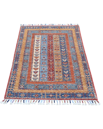 Shaal 2' 10" X 4' 2" Hand Knotted Wool Rug 2' 10" X 4' 2" (86 X 127) / Multi / Wool
