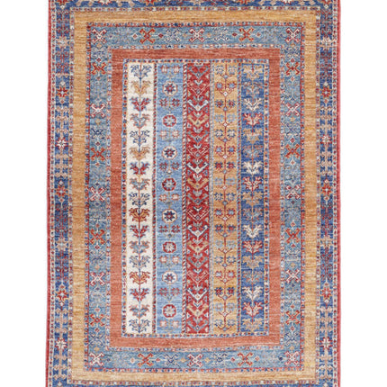Shaal 2' 10" X 4' 2" Hand Knotted Wool Rug 2' 10" X 4' 2" (86 X 127) / Multi / Wool