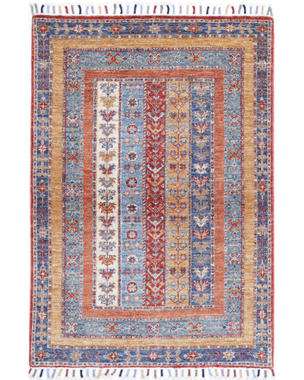 Shaal 2' 10" X 4' 2" Hand Knotted Wool Rug 2' 10" X 4' 2" (86 X 127) / Multi / Wool