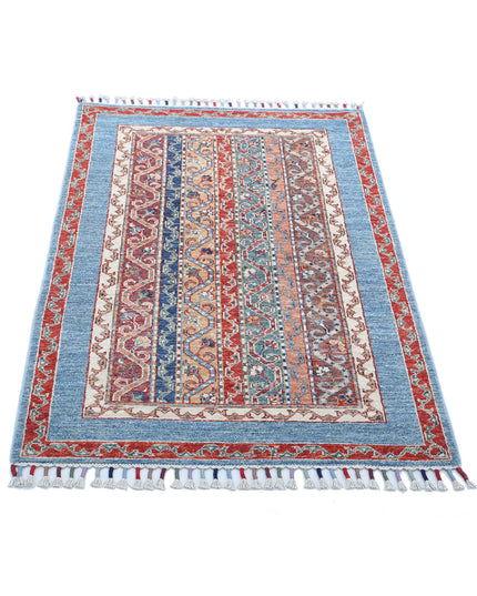 Shaal 2' 9" X 4' 1" Hand Knotted Wool Rug 2' 9" X 4' 1" (84 X 124) / Multi / Wool
