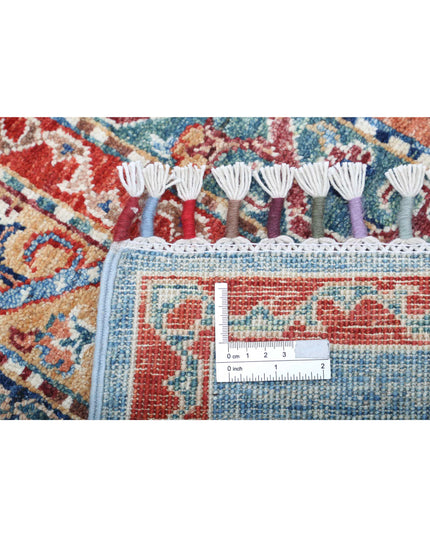 Shaal 2' 9" X 4' 1" Hand Knotted Wool Rug 2' 9" X 4' 1" (84 X 124) / Multi / Wool