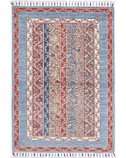 Shaal 2' 9" X 4' 1" Hand Knotted Wool Rug 2' 9" X 4' 1" (84 X 124) / Multi / Wool