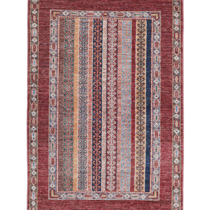 Shaal 2' 8" X 4' 0" Hand Knotted Wool Rug 2' 8" X 4' 0" (81 X 122) / Multi / Wool