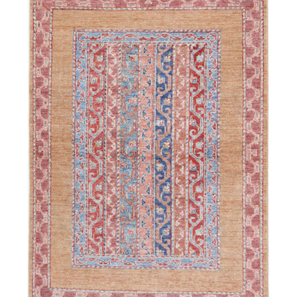 Shaal 2' 10" X 4' 0" Hand Knotted Wool Rug 2' 10" X 4' 0" (86 X 122) / Multi / Wool