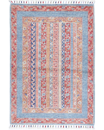 Shaal 2' 8" X 3' 11" Hand Knotted Wool Rug 2' 8" X 3' 11" (81 X 119) / Multi / Wool