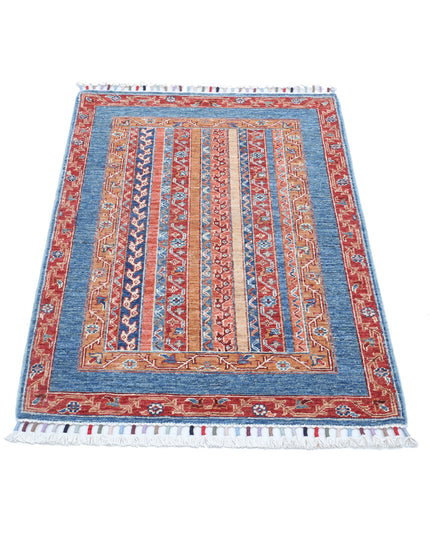 Shaal 2' 7" X 3' 11" Hand Knotted Wool Rug 2' 7" X 3' 11" (79 X 119) / Multi / Wool
