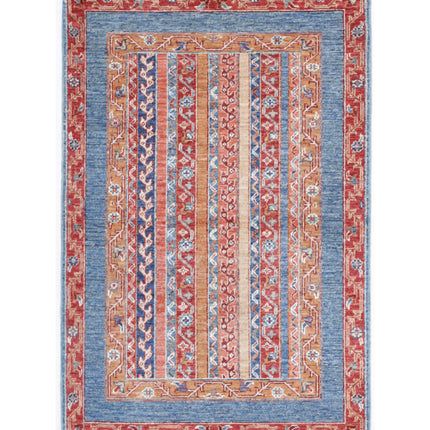 Shaal 2' 7" X 3' 11" Hand Knotted Wool Rug 2' 7" X 3' 11" (79 X 119) / Multi / Wool