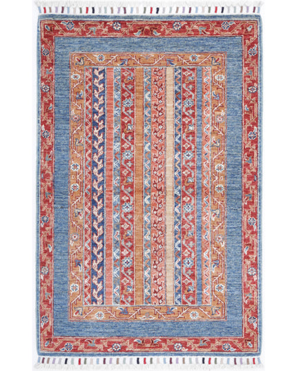 Shaal 2' 7" X 3' 11" Hand Knotted Wool Rug 2' 7" X 3' 11" (79 X 119) / Multi / Wool
