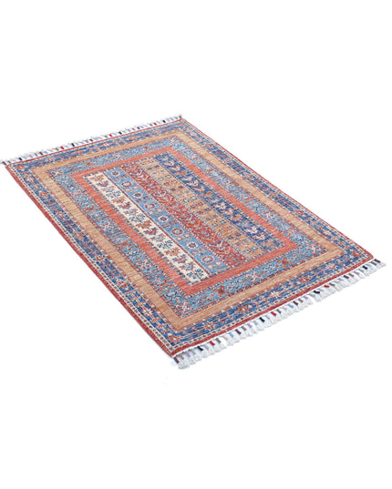 Shaal 2' 10" X 3' 10" Hand Knotted Wool Rug 2' 10" X 3' 10" (86 X 117) / Multi / Wool