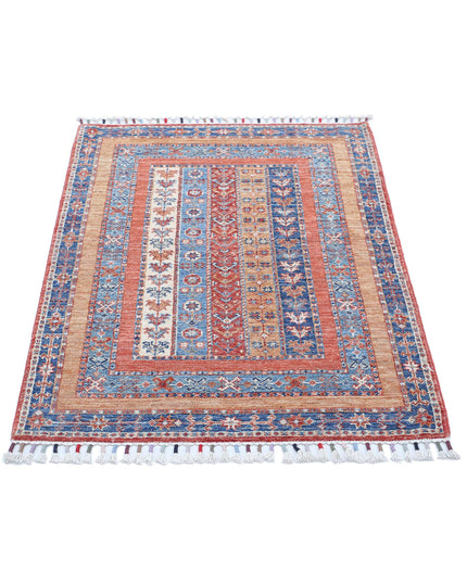 Shaal 2' 10" X 3' 10" Hand Knotted Wool Rug 2' 10" X 3' 10" (86 X 117) / Multi / Wool