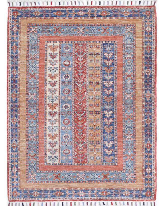 Shaal 2' 10" X 3' 10" Hand Knotted Wool Rug 2' 10" X 3' 10" (86 X 117) / Multi / Wool