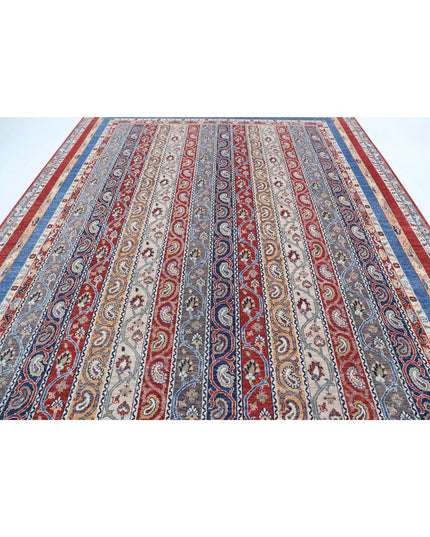 Shaal 8' 11" X 11' 7" Hand Knotted Wool Rug 8' 11" X 11' 7" (272 X 353) / Red / Wool