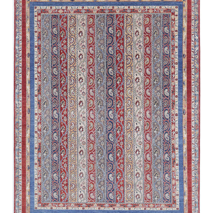 Shaal 8' 11" X 11' 7" Hand Knotted Wool Rug 8' 11" X 11' 7" (272 X 353) / Red / Wool