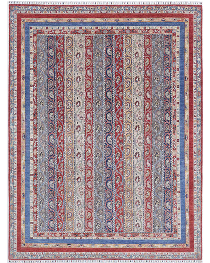 Shaal 8' 11" X 11' 7" Hand Knotted Wool Rug 8' 11" X 11' 7" (272 X 353) / Red / Wool