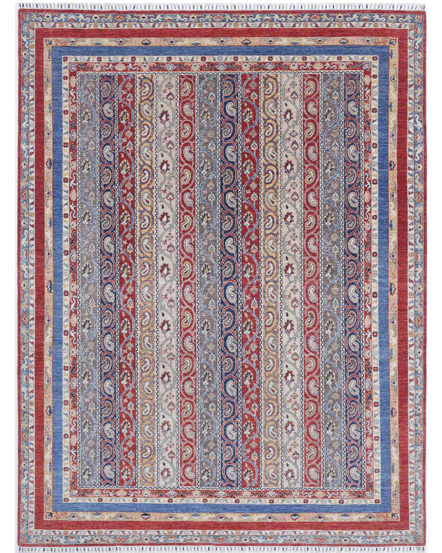 Shaal 8' 11" X 11' 7" Hand Knotted Wool Rug 8' 11" X 11' 7" (272 X 353) / Red / Wool