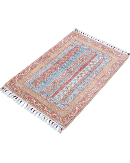 Shaal 2' 0" X 3' 0" Hand Knotted Wool Rug 2' 0" X 3' 0" (61 X 91) / Multi / Wool